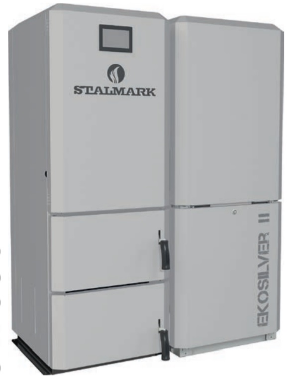 STALMARK EKO SILVER II 30kW kotol na peletky s auto čistením horáka a výmenníka.