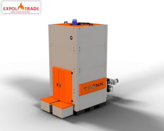 EG MULTIFUEL 250 kW kotol na štiepku / biomasu exter.podavac 3m diameter 2,5m